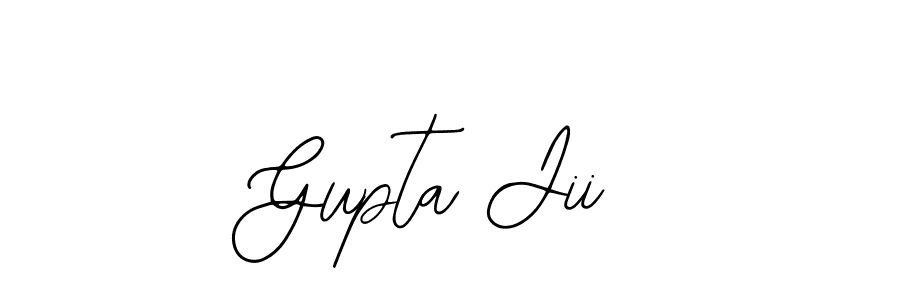 Make a beautiful signature design for name Gupta Jii. Use this online signature maker to create a handwritten signature for free. Gupta Jii signature style 12 images and pictures png