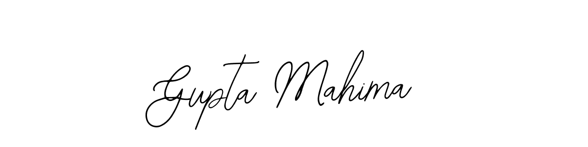 Once you've used our free online signature maker to create your best signature Bearetta-2O07w style, it's time to enjoy all of the benefits that Gupta Mahima name signing documents. Gupta Mahima signature style 12 images and pictures png