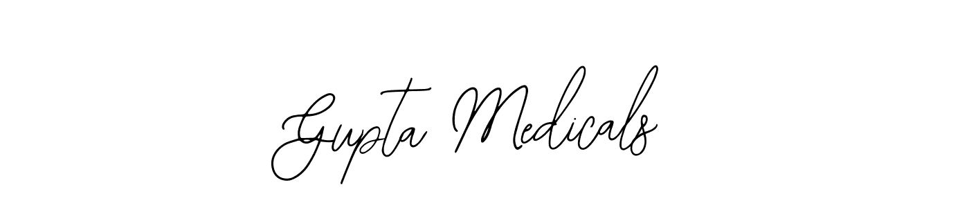 How to Draw Gupta Medicals signature style? Bearetta-2O07w is a latest design signature styles for name Gupta Medicals. Gupta Medicals signature style 12 images and pictures png