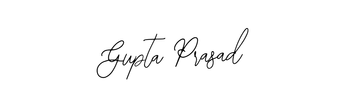 How to make Gupta Prasad name signature. Use Bearetta-2O07w style for creating short signs online. This is the latest handwritten sign. Gupta Prasad signature style 12 images and pictures png