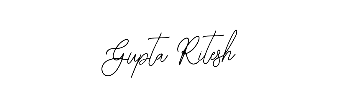 Also we have Gupta Ritesh name is the best signature style. Create professional handwritten signature collection using Bearetta-2O07w autograph style. Gupta Ritesh signature style 12 images and pictures png