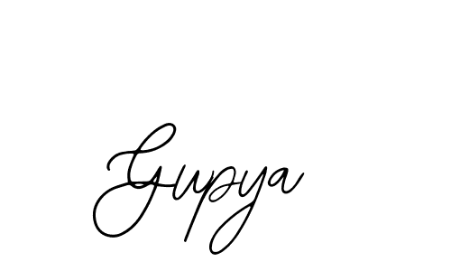 Design your own signature with our free online signature maker. With this signature software, you can create a handwritten (Bearetta-2O07w) signature for name Gupya. Gupya signature style 12 images and pictures png