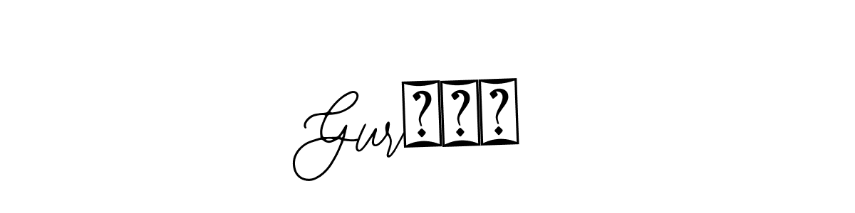 Gurਵੀਨ stylish signature style. Best Handwritten Sign (Bearetta-2O07w) for my name. Handwritten Signature Collection Ideas for my name Gurਵੀਨ. Gurਵੀਨ signature style 12 images and pictures png