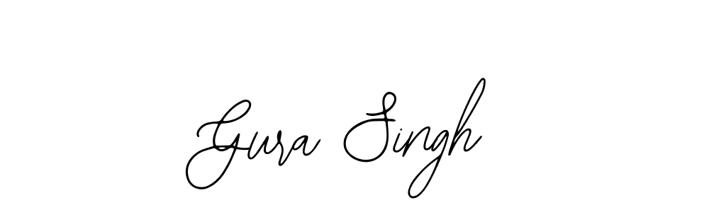 You should practise on your own different ways (Bearetta-2O07w) to write your name (Gura Singh) in signature. don't let someone else do it for you. Gura Singh signature style 12 images and pictures png