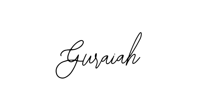 Make a beautiful signature design for name Guraiah. With this signature (Bearetta-2O07w) style, you can create a handwritten signature for free. Guraiah signature style 12 images and pictures png