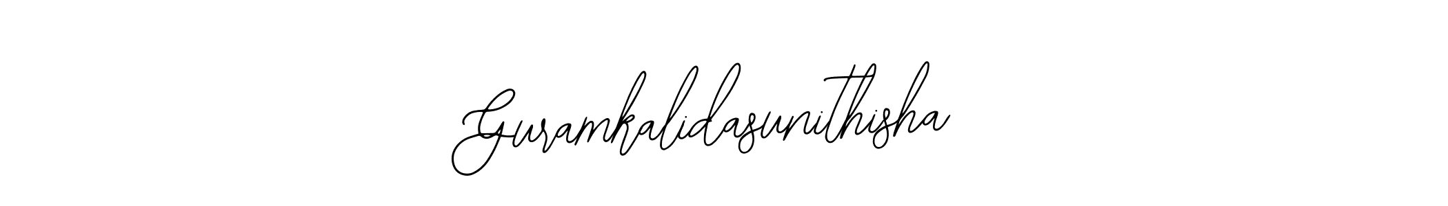 Guramkalidasunithisha stylish signature style. Best Handwritten Sign (Bearetta-2O07w) for my name. Handwritten Signature Collection Ideas for my name Guramkalidasunithisha. Guramkalidasunithisha signature style 12 images and pictures png