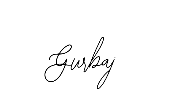 How to make Gurbaj name signature. Use Bearetta-2O07w style for creating short signs online. This is the latest handwritten sign. Gurbaj signature style 12 images and pictures png