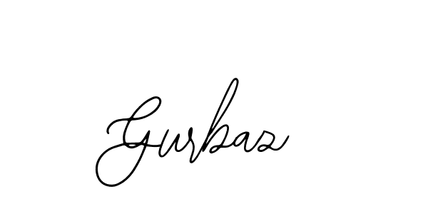 How to make Gurbaz signature? Bearetta-2O07w is a professional autograph style. Create handwritten signature for Gurbaz name. Gurbaz signature style 12 images and pictures png