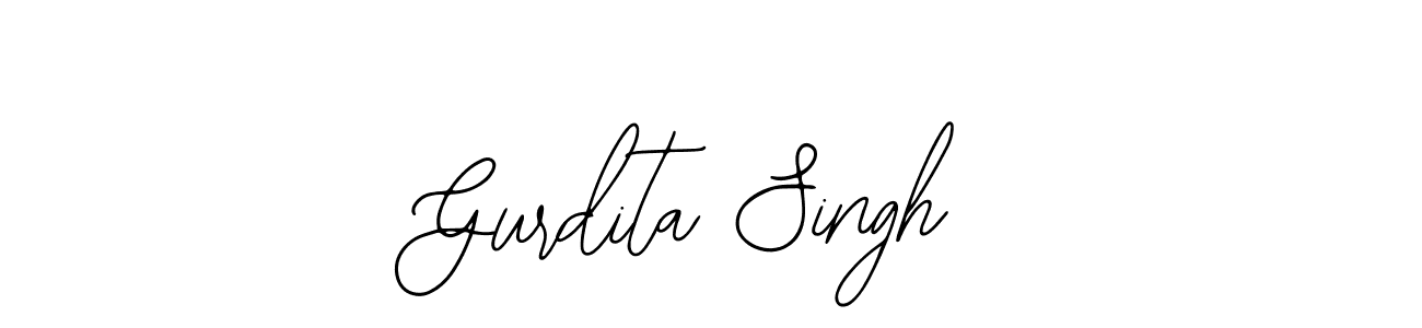 Gurdita Singh stylish signature style. Best Handwritten Sign (Bearetta-2O07w) for my name. Handwritten Signature Collection Ideas for my name Gurdita Singh. Gurdita Singh signature style 12 images and pictures png