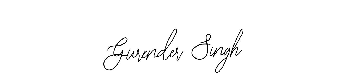 The best way (Bearetta-2O07w) to make a short signature is to pick only two or three words in your name. The name Gurender Singh include a total of six letters. For converting this name. Gurender Singh signature style 12 images and pictures png