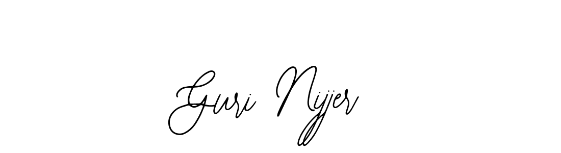 Bearetta-2O07w is a professional signature style that is perfect for those who want to add a touch of class to their signature. It is also a great choice for those who want to make their signature more unique. Get Guri Nijjer name to fancy signature for free. Guri Nijjer signature style 12 images and pictures png
