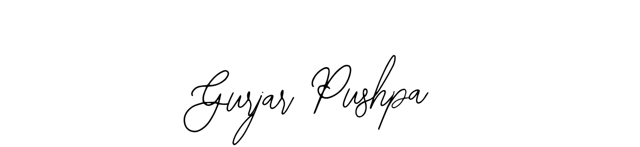 Create a beautiful signature design for name Gurjar Pushpa. With this signature (Bearetta-2O07w) fonts, you can make a handwritten signature for free. Gurjar Pushpa signature style 12 images and pictures png