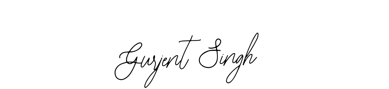 How to make Gurjent Singh name signature. Use Bearetta-2O07w style for creating short signs online. This is the latest handwritten sign. Gurjent Singh signature style 12 images and pictures png
