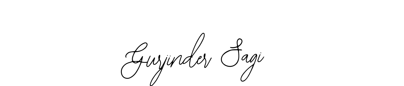 How to make Gurjinder Sagi signature? Bearetta-2O07w is a professional autograph style. Create handwritten signature for Gurjinder Sagi name. Gurjinder Sagi signature style 12 images and pictures png