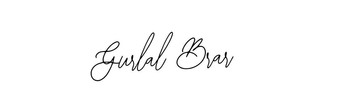 How to make Gurlal Brar name signature. Use Bearetta-2O07w style for creating short signs online. This is the latest handwritten sign. Gurlal Brar signature style 12 images and pictures png