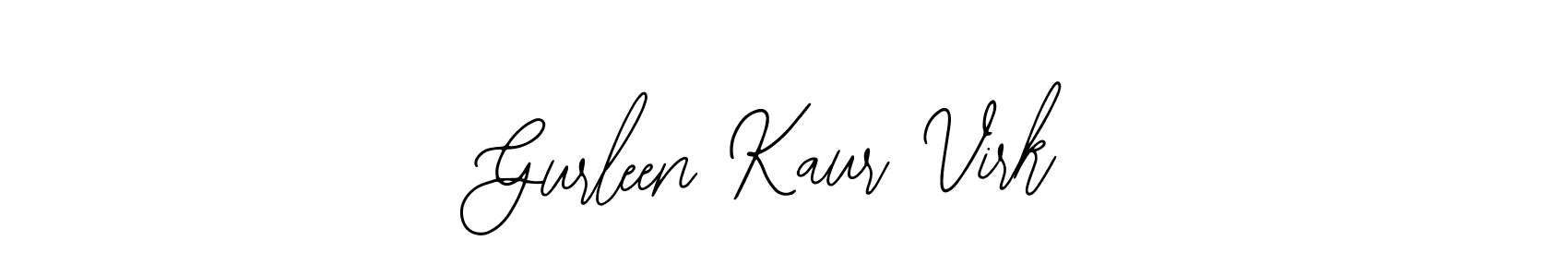 How to make Gurleen Kaur Virk name signature. Use Bearetta-2O07w style for creating short signs online. This is the latest handwritten sign. Gurleen Kaur Virk signature style 12 images and pictures png