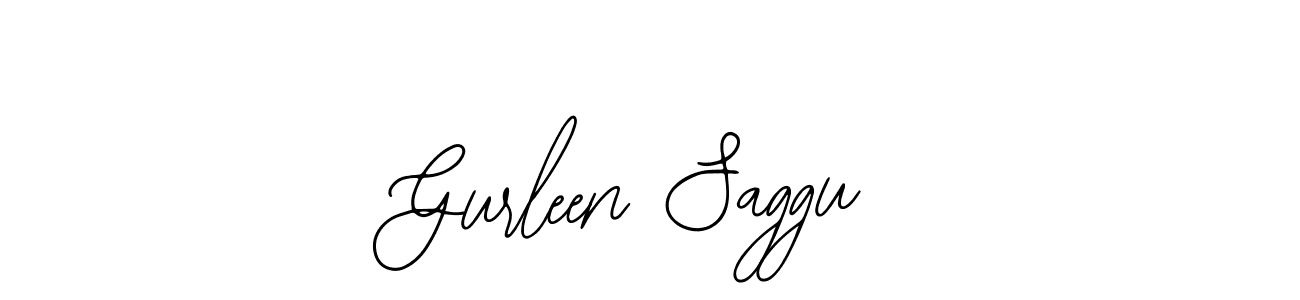 Gurleen Saggu stylish signature style. Best Handwritten Sign (Bearetta-2O07w) for my name. Handwritten Signature Collection Ideas for my name Gurleen Saggu. Gurleen Saggu signature style 12 images and pictures png