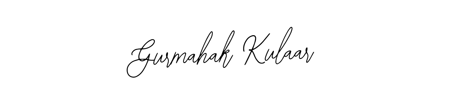 if you are searching for the best signature style for your name Gurmahak Kulaar. so please give up your signature search. here we have designed multiple signature styles  using Bearetta-2O07w. Gurmahak Kulaar signature style 12 images and pictures png