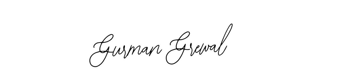 Gurman Grewal stylish signature style. Best Handwritten Sign (Bearetta-2O07w) for my name. Handwritten Signature Collection Ideas for my name Gurman Grewal. Gurman Grewal signature style 12 images and pictures png