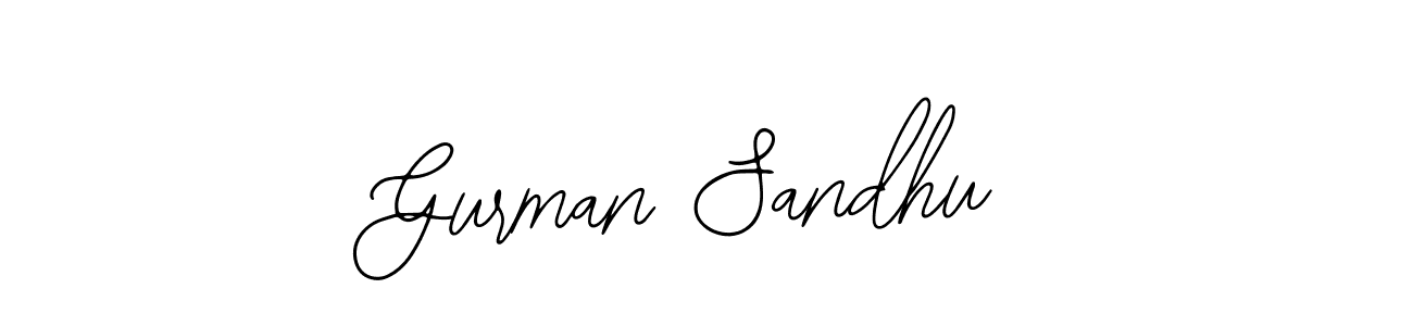 Use a signature maker to create a handwritten signature online. With this signature software, you can design (Bearetta-2O07w) your own signature for name Gurman Sandhu. Gurman Sandhu signature style 12 images and pictures png