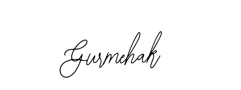 Use a signature maker to create a handwritten signature online. With this signature software, you can design (Bearetta-2O07w) your own signature for name Gurmehak. Gurmehak signature style 12 images and pictures png