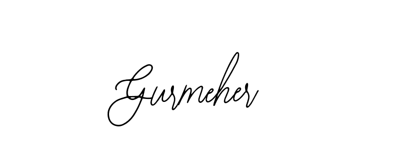 The best way (Bearetta-2O07w) to make a short signature is to pick only two or three words in your name. The name Gurmeher include a total of six letters. For converting this name. Gurmeher signature style 12 images and pictures png