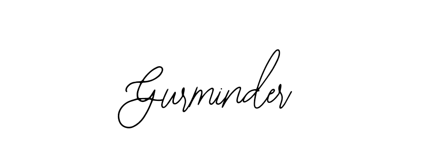 How to make Gurminder name signature. Use Bearetta-2O07w style for creating short signs online. This is the latest handwritten sign. Gurminder signature style 12 images and pictures png