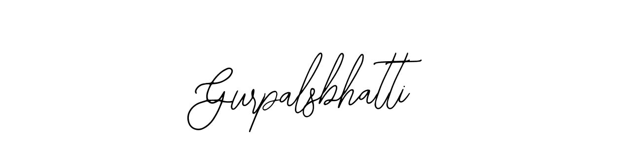 How to Draw Gurpalsbhatti signature style? Bearetta-2O07w is a latest design signature styles for name Gurpalsbhatti. Gurpalsbhatti signature style 12 images and pictures png