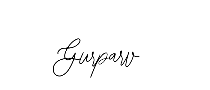 if you are searching for the best signature style for your name Gurparv. so please give up your signature search. here we have designed multiple signature styles  using Bearetta-2O07w. Gurparv signature style 12 images and pictures png