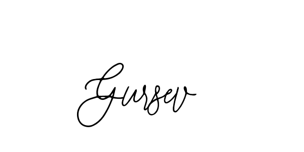 How to Draw Gursev signature style? Bearetta-2O07w is a latest design signature styles for name Gursev. Gursev signature style 12 images and pictures png