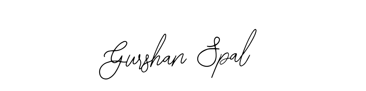 The best way (Bearetta-2O07w) to make a short signature is to pick only two or three words in your name. The name Gurshan Spal include a total of six letters. For converting this name. Gurshan Spal signature style 12 images and pictures png