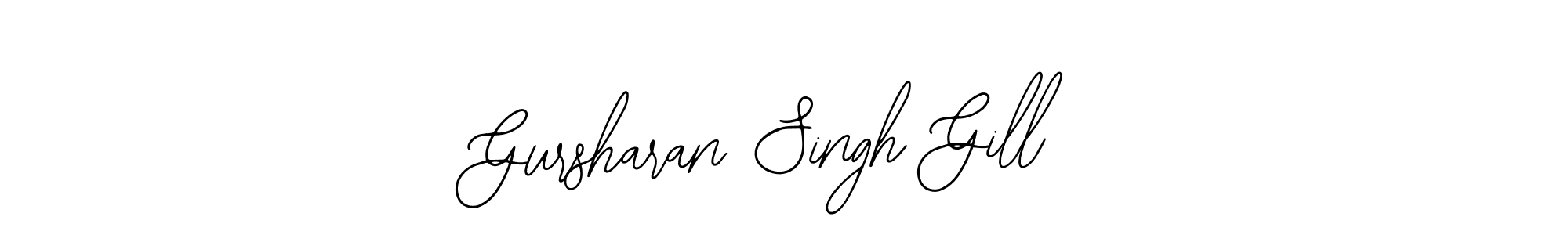 How to Draw Gursharan Singh Gill signature style? Bearetta-2O07w is a latest design signature styles for name Gursharan Singh Gill. Gursharan Singh Gill signature style 12 images and pictures png