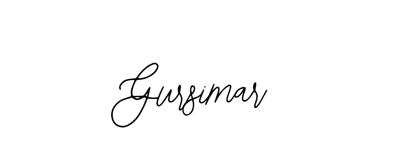 Gursimar stylish signature style. Best Handwritten Sign (Bearetta-2O07w) for my name. Handwritten Signature Collection Ideas for my name Gursimar. Gursimar signature style 12 images and pictures png