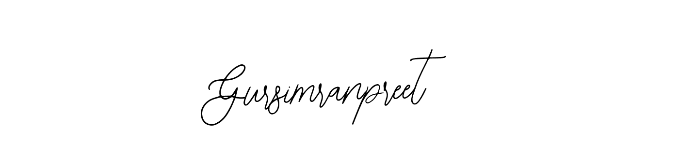 Make a beautiful signature design for name Gursimranpreet. With this signature (Bearetta-2O07w) style, you can create a handwritten signature for free. Gursimranpreet signature style 12 images and pictures png