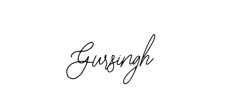 Also we have Gursingh name is the best signature style. Create professional handwritten signature collection using Bearetta-2O07w autograph style. Gursingh signature style 12 images and pictures png