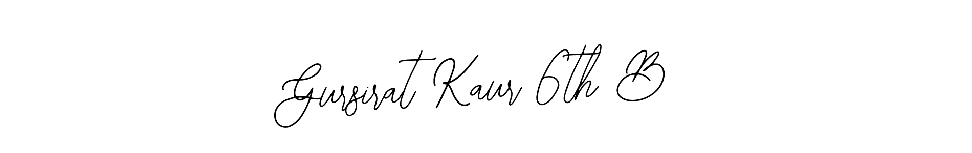 Create a beautiful signature design for name Gursirat Kaur 6th B. With this signature (Bearetta-2O07w) fonts, you can make a handwritten signature for free. Gursirat Kaur 6th B signature style 12 images and pictures png