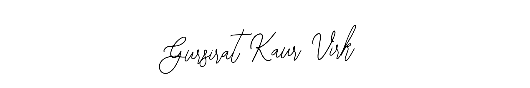 Create a beautiful signature design for name Gursirat Kaur Virk. With this signature (Bearetta-2O07w) fonts, you can make a handwritten signature for free. Gursirat Kaur Virk signature style 12 images and pictures png