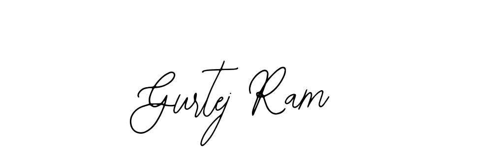 How to make Gurtej Ram name signature. Use Bearetta-2O07w style for creating short signs online. This is the latest handwritten sign. Gurtej Ram signature style 12 images and pictures png