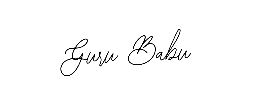 Similarly Bearetta-2O07w is the best handwritten signature design. Signature creator online .You can use it as an online autograph creator for name Guru Babu. Guru Babu signature style 12 images and pictures png