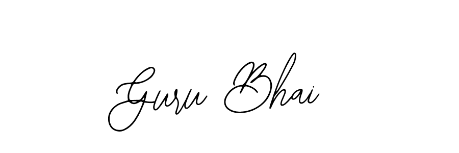 Make a beautiful signature design for name Guru Bhai. Use this online signature maker to create a handwritten signature for free. Guru Bhai signature style 12 images and pictures png