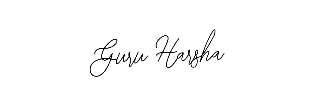 Similarly Bearetta-2O07w is the best handwritten signature design. Signature creator online .You can use it as an online autograph creator for name Guru Harsha. Guru Harsha signature style 12 images and pictures png