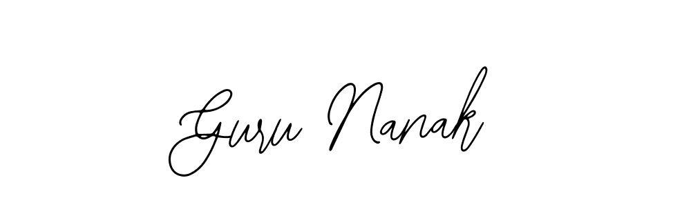The best way (Bearetta-2O07w) to make a short signature is to pick only two or three words in your name. The name Guru Nanak include a total of six letters. For converting this name. Guru Nanak signature style 12 images and pictures png