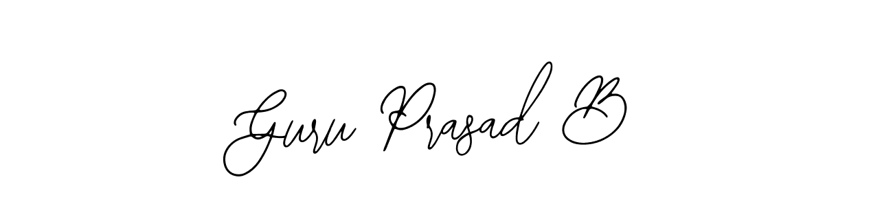 Also You can easily find your signature by using the search form. We will create Guru Prasad B name handwritten signature images for you free of cost using Bearetta-2O07w sign style. Guru Prasad B signature style 12 images and pictures png