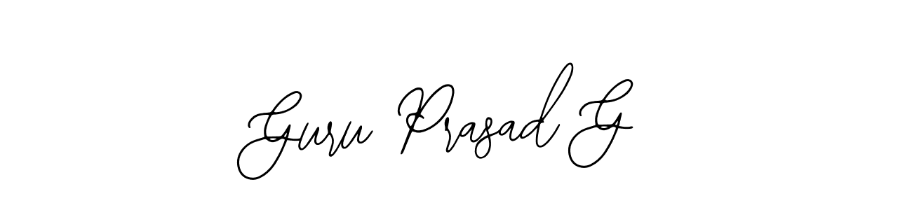 Also we have Guru Prasad G name is the best signature style. Create professional handwritten signature collection using Bearetta-2O07w autograph style. Guru Prasad G signature style 12 images and pictures png