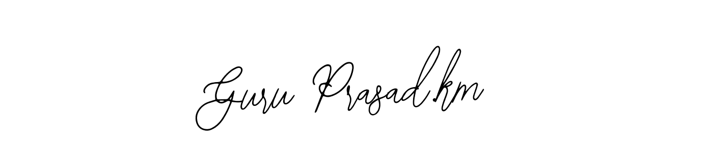 It looks lik you need a new signature style for name Guru Prasad.km. Design unique handwritten (Bearetta-2O07w) signature with our free signature maker in just a few clicks. Guru Prasad.km signature style 12 images and pictures png