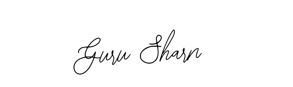 Design your own signature with our free online signature maker. With this signature software, you can create a handwritten (Bearetta-2O07w) signature for name Guru Sharn. Guru Sharn signature style 12 images and pictures png