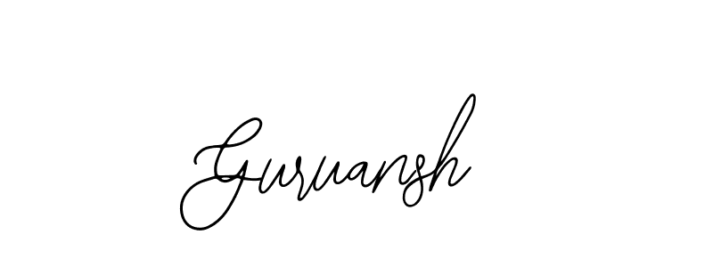Similarly Bearetta-2O07w is the best handwritten signature design. Signature creator online .You can use it as an online autograph creator for name Guruansh. Guruansh signature style 12 images and pictures png