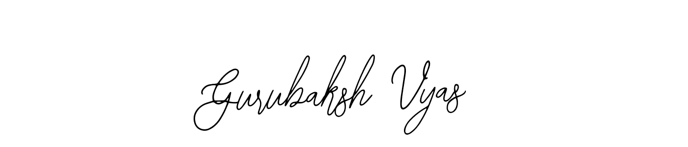 Check out images of Autograph of Gurubaksh Vyas name. Actor Gurubaksh Vyas Signature Style. Bearetta-2O07w is a professional sign style online. Gurubaksh Vyas signature style 12 images and pictures png