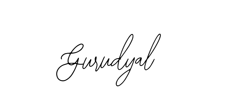 Use a signature maker to create a handwritten signature online. With this signature software, you can design (Bearetta-2O07w) your own signature for name Gurudyal. Gurudyal signature style 12 images and pictures png