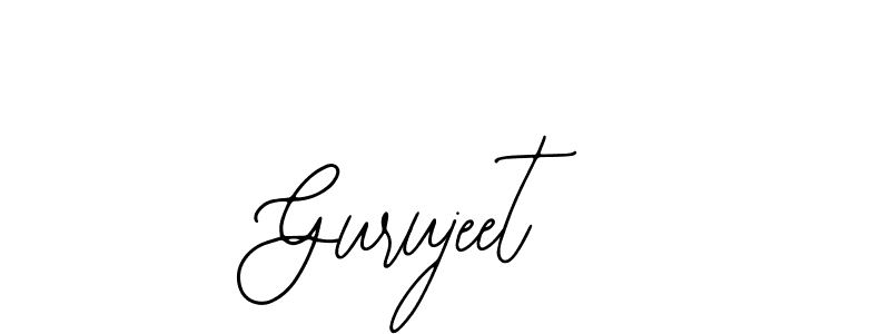 You should practise on your own different ways (Bearetta-2O07w) to write your name (Gurujeet) in signature. don't let someone else do it for you. Gurujeet signature style 12 images and pictures png